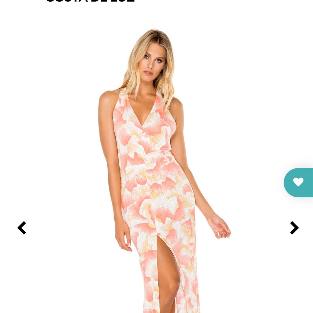 Floral Pink Maxi Dress
